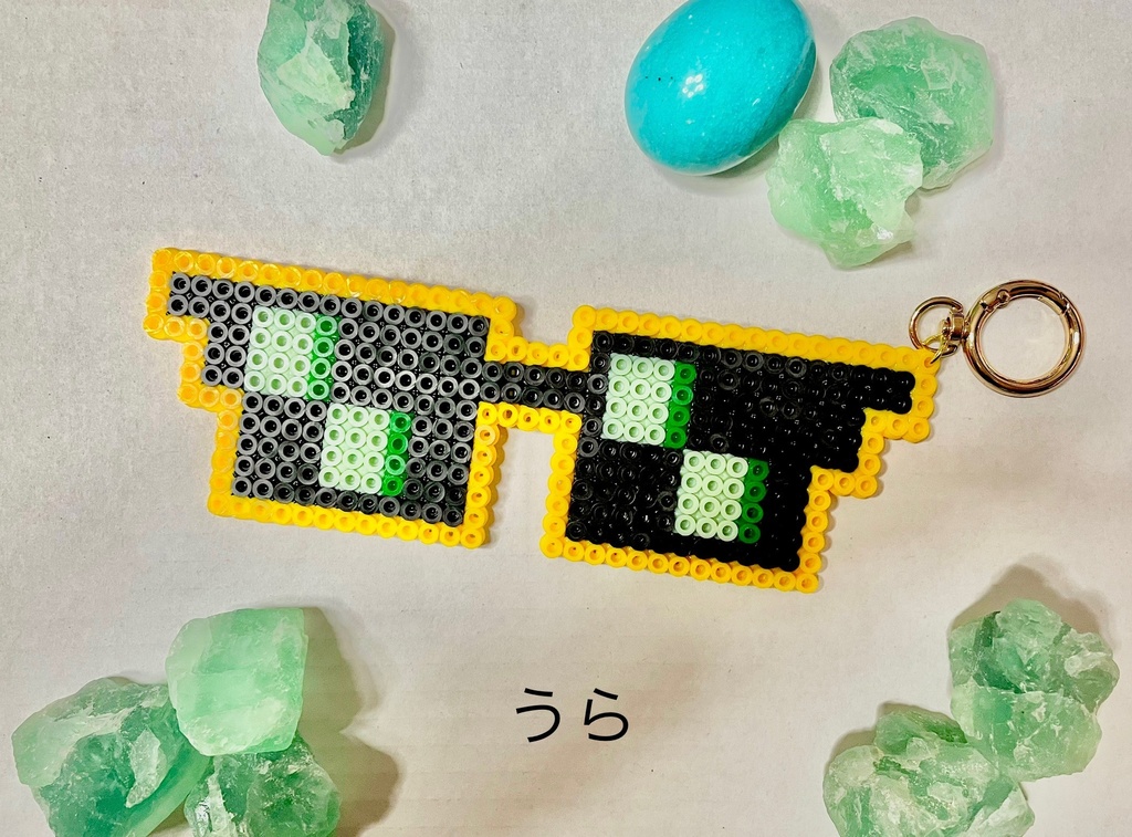 原神 コスプレ アハウ キィニチ サングラス 夜魂の加護ver キーホルダー