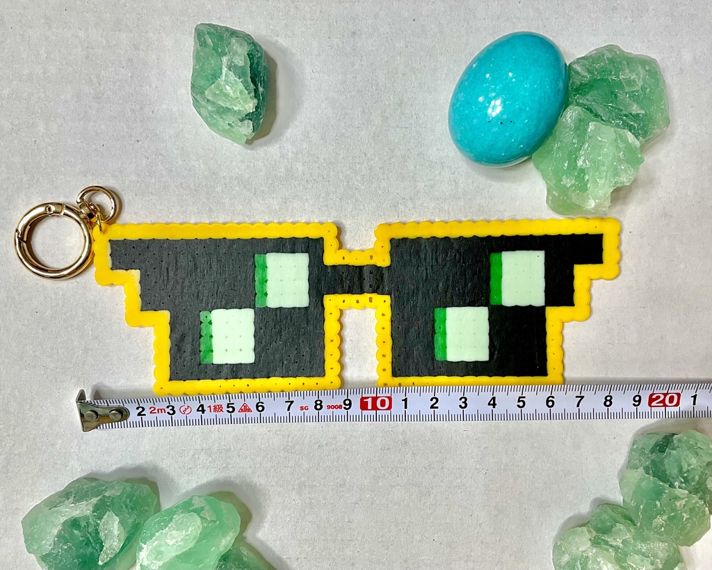 原神 コスプレ アハウ キィニチ サングラス 夜魂の加護ver キーホルダー