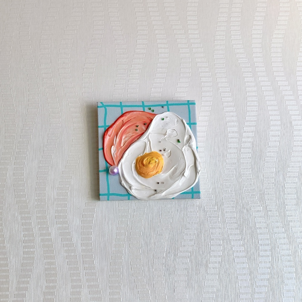 ハムエッグ🍳グレー②