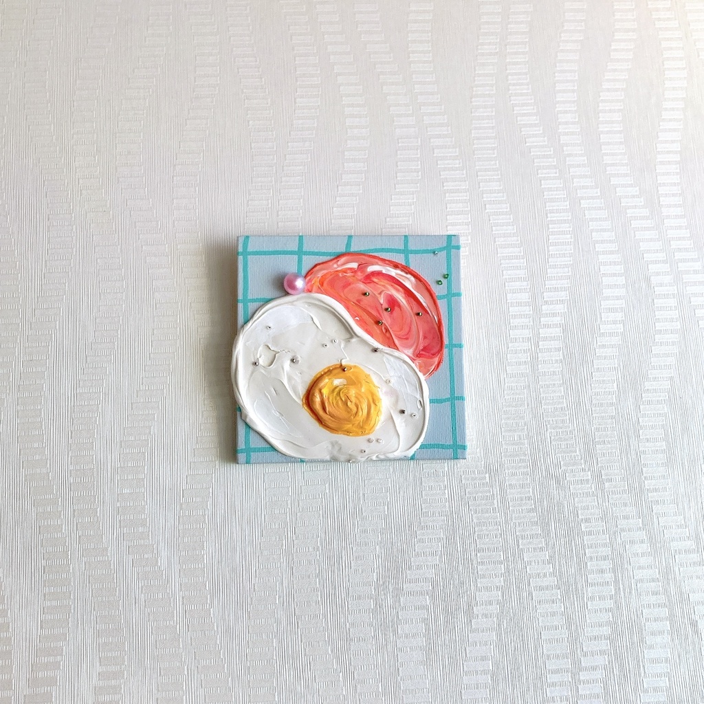 ハムエッグ🍳グレー③