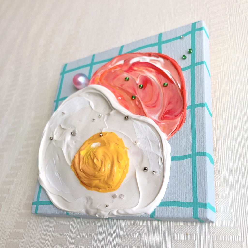 ハムエッグ🍳グレー③