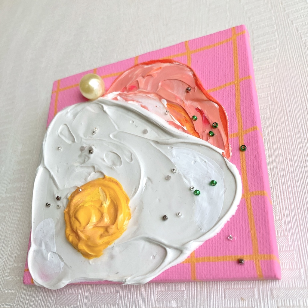 ハムエッグ🍳ピンク②