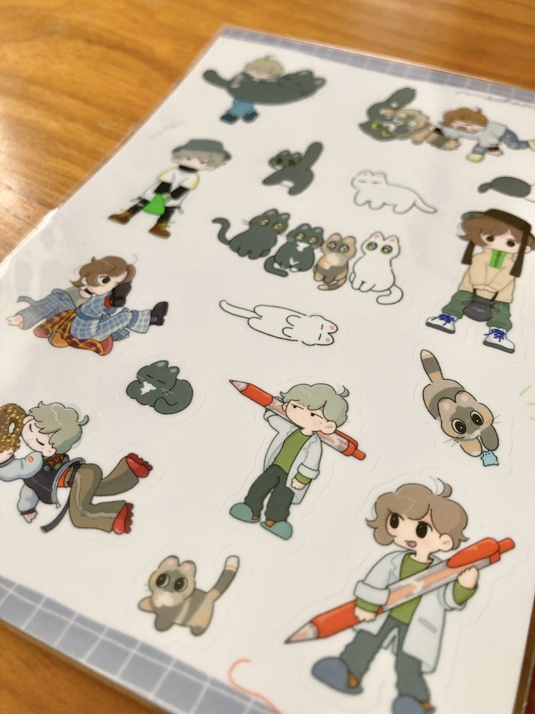 ちよあいダイカットシール