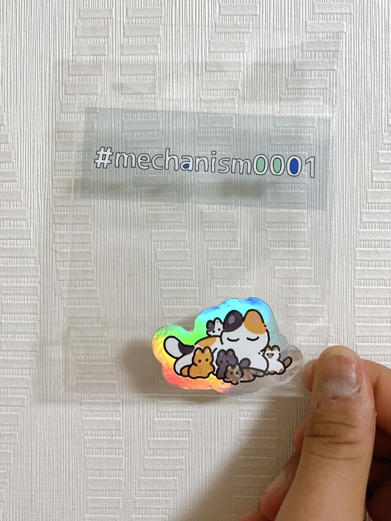 ゆいめかステッカー【ねこママ】