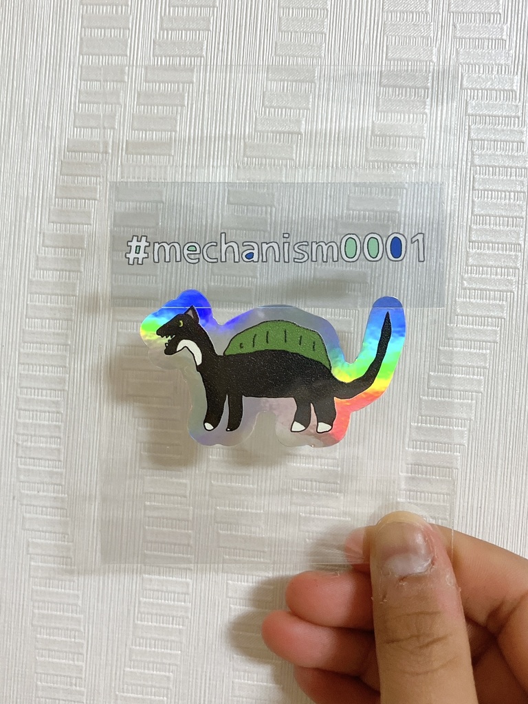 ゆいめかステッカー【ねねスピノ】