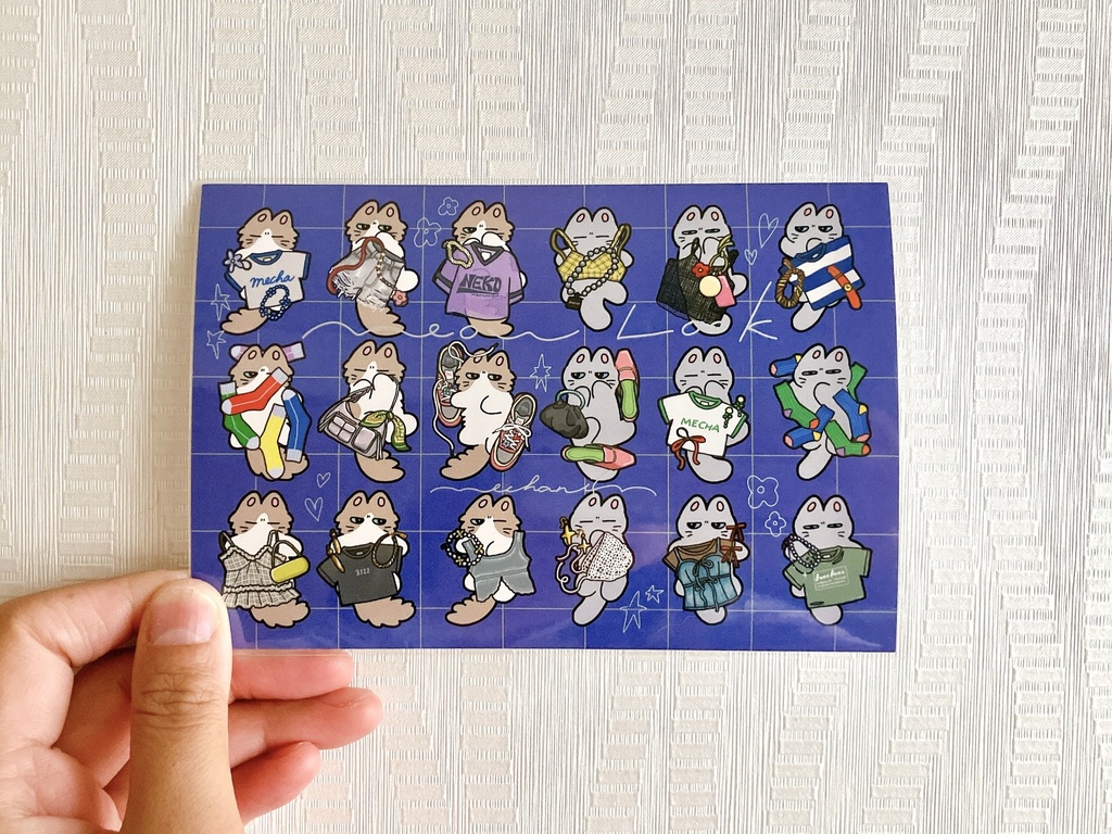 Meow Look ポストカード