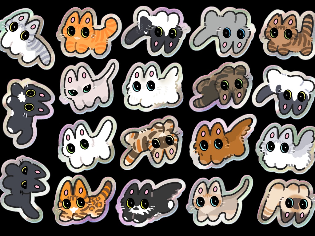 ねこみくじ2026の猫ちゃんランダムステッカー