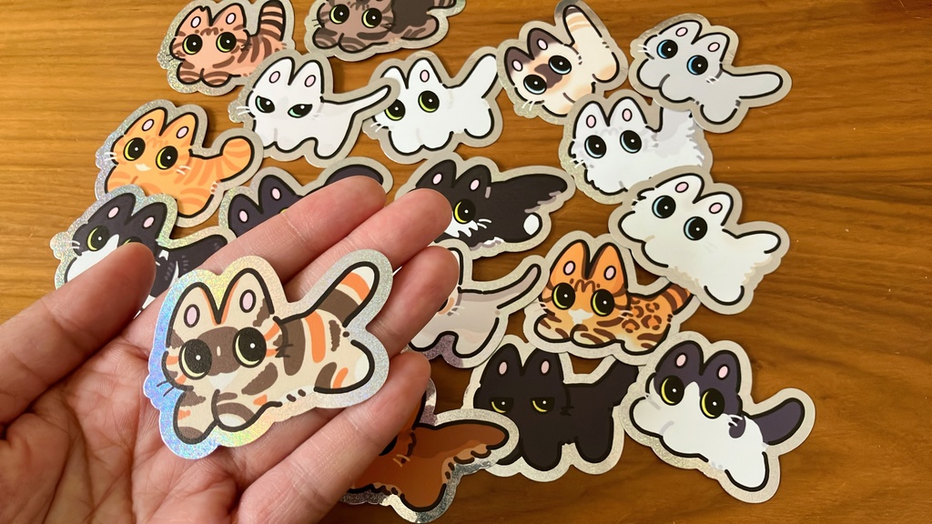 ねこみくじ2026の猫ちゃんランダムステッカー