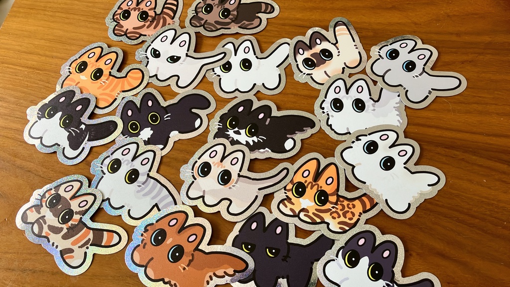 ねこみくじ2026の猫ちゃんランダムステッカー