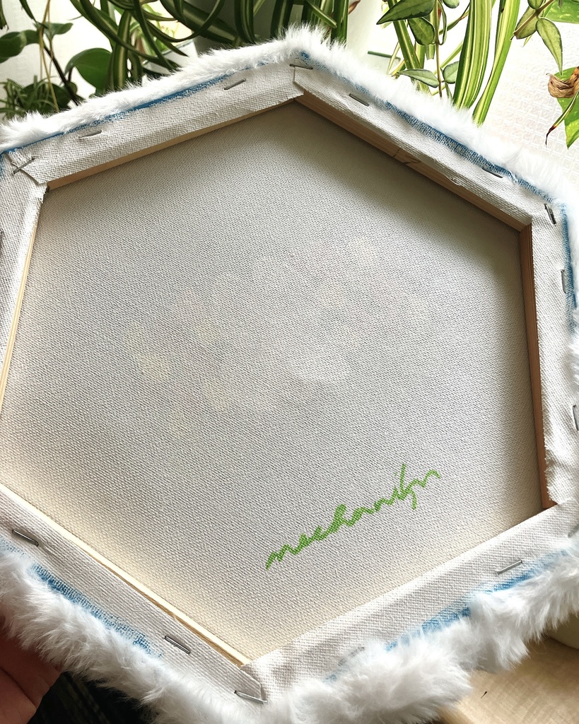 【朝もやのネコ】原画