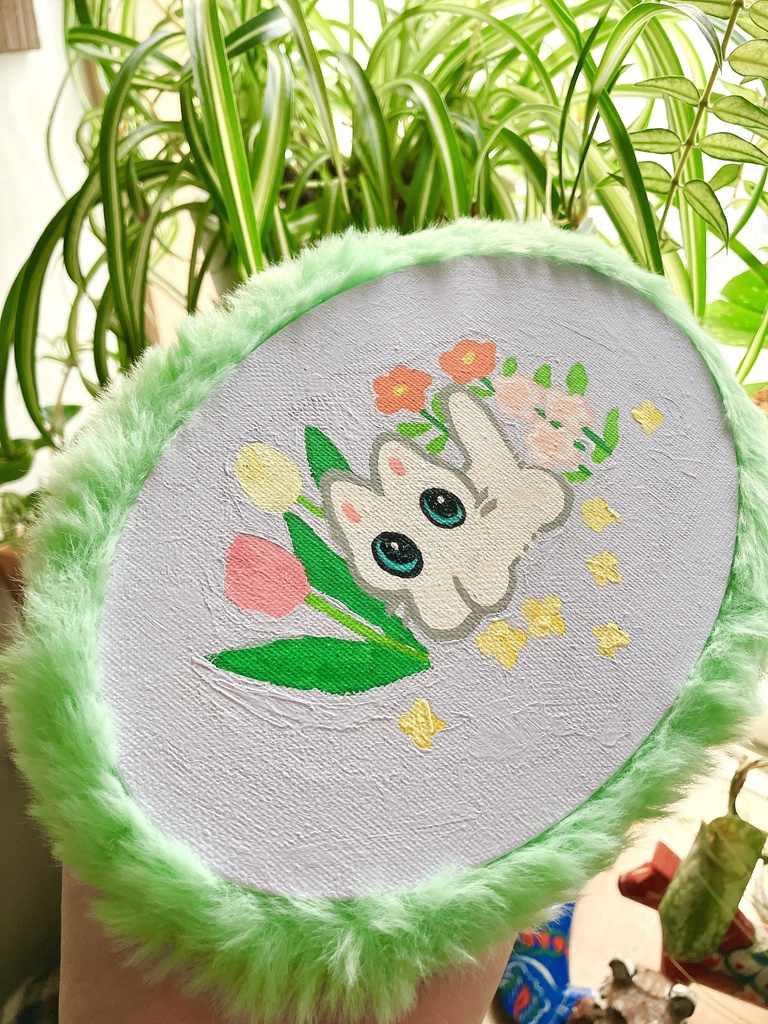 【春のおさんぽネコ】原画