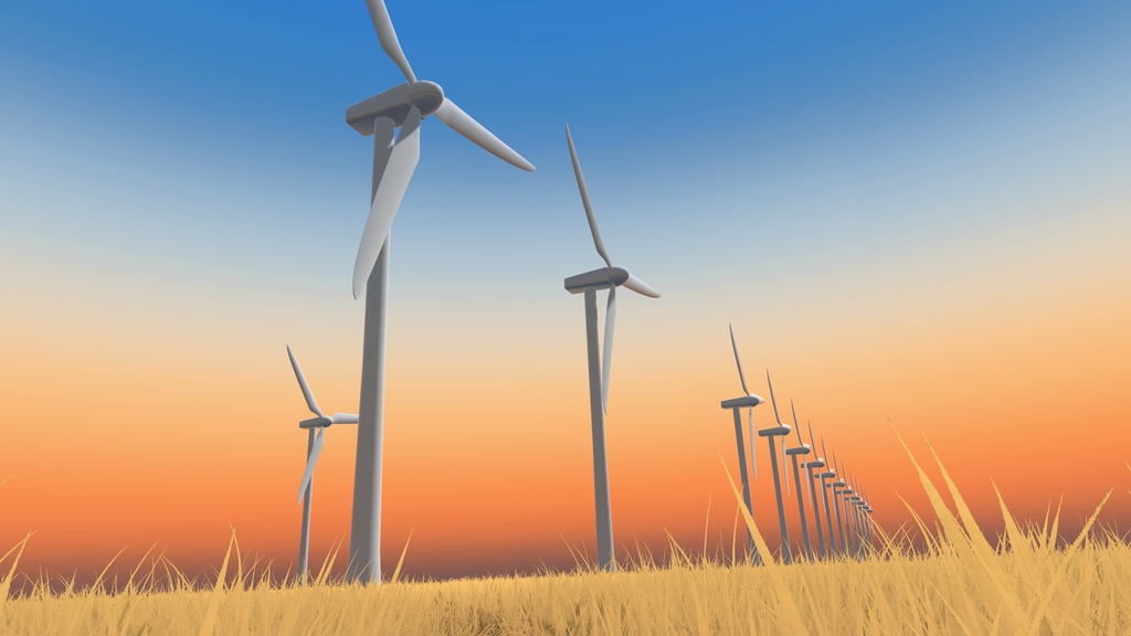 VRChat想定金色の野に降り立つべし風車