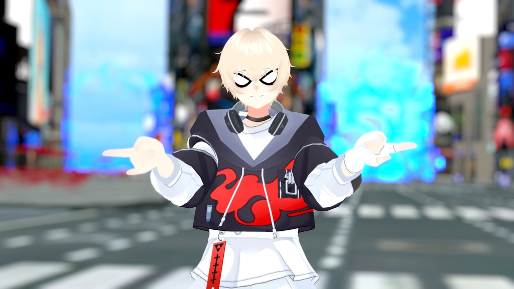 VRChat想定 スパイダーメガネ