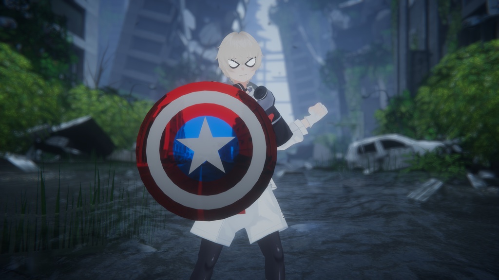 VRChat想定 アメリカの盾