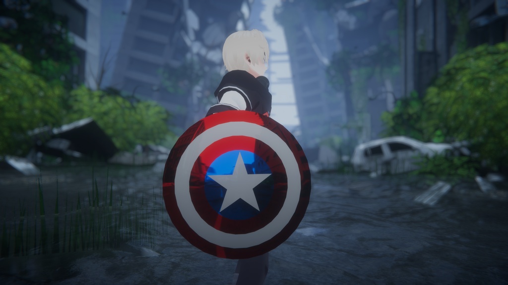 VRChat想定 アメリカの盾