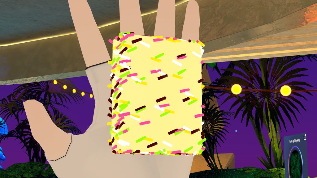 VRChat想定 バターにカラースプレーかけたやつ