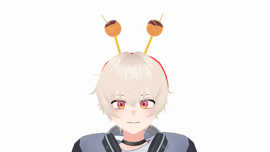 VRChat想定たこ焼きカチューシャ