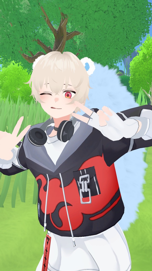 VRChat想定 モモンガセット
