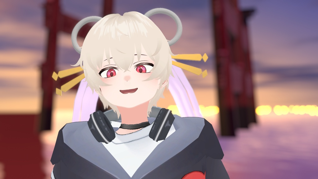 VRChat想定 自認月見ヤチヨセット【超かぐや姫】