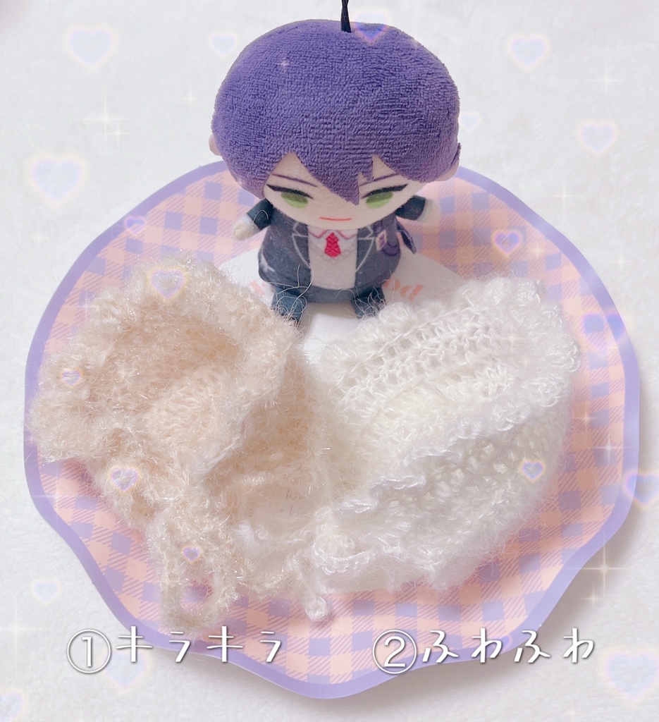 キラキラふわふわベビーボンネット