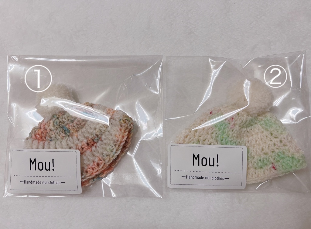 ポンポンクロシェハット