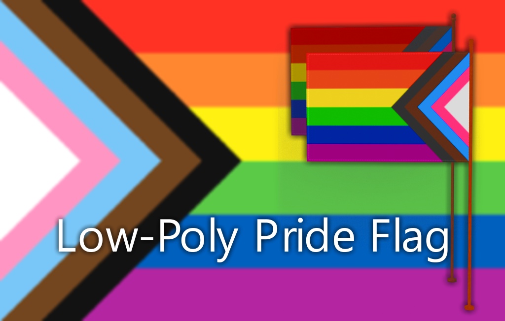 Low-Poly Pride Flag (2024)