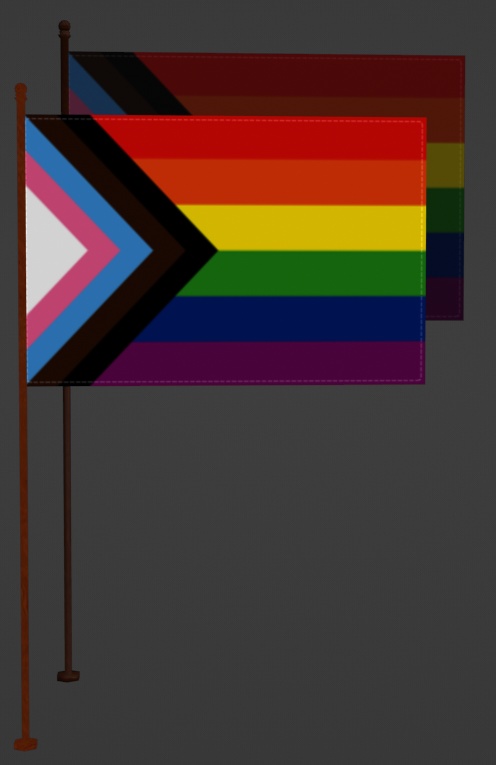 Low-Poly Pride Flag (2024)