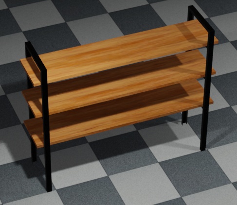 棚 4点セット fbx形式