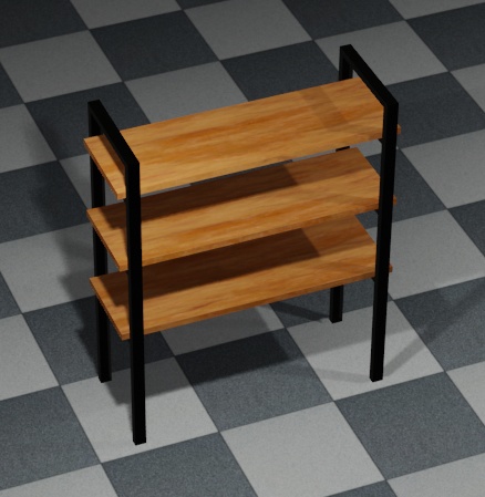 棚 4点セット fbx形式