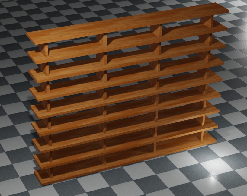 棚 4点セット fbx形式