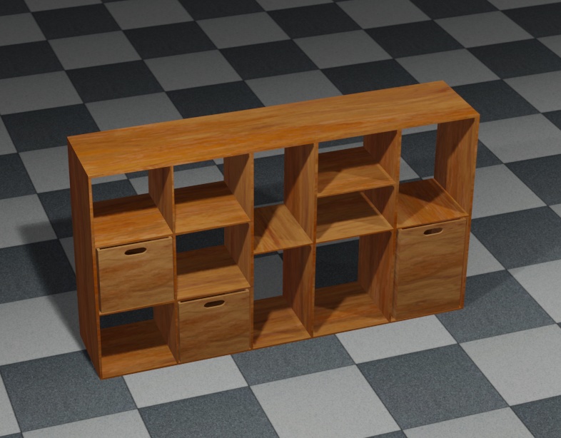 棚 4点セット fbx形式