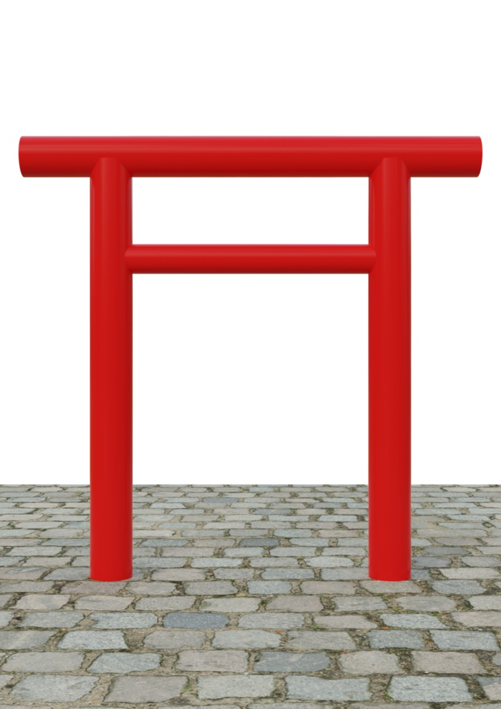 鳥居 9種類セット fbx版