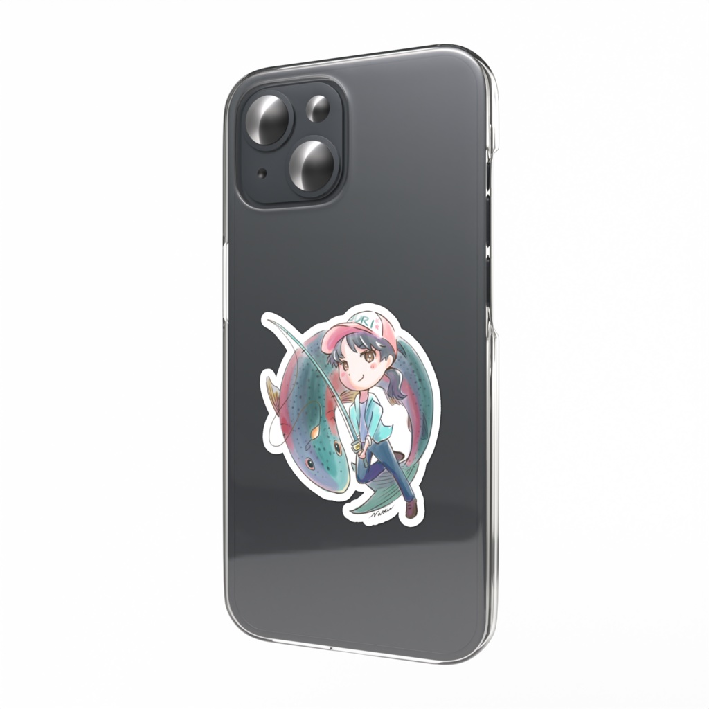 ニジマス釣り女子