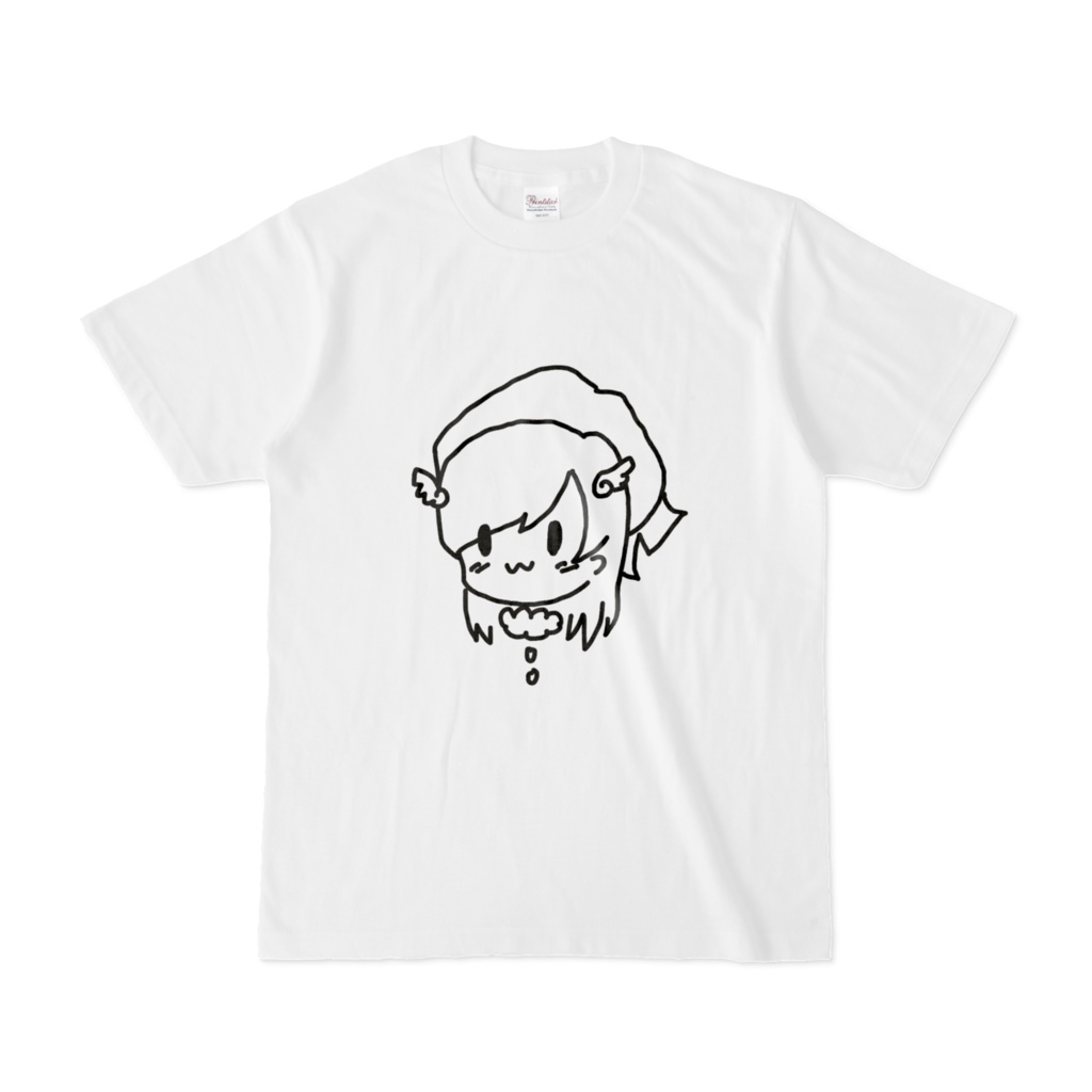 ゆるむーんTシャツ白(大)