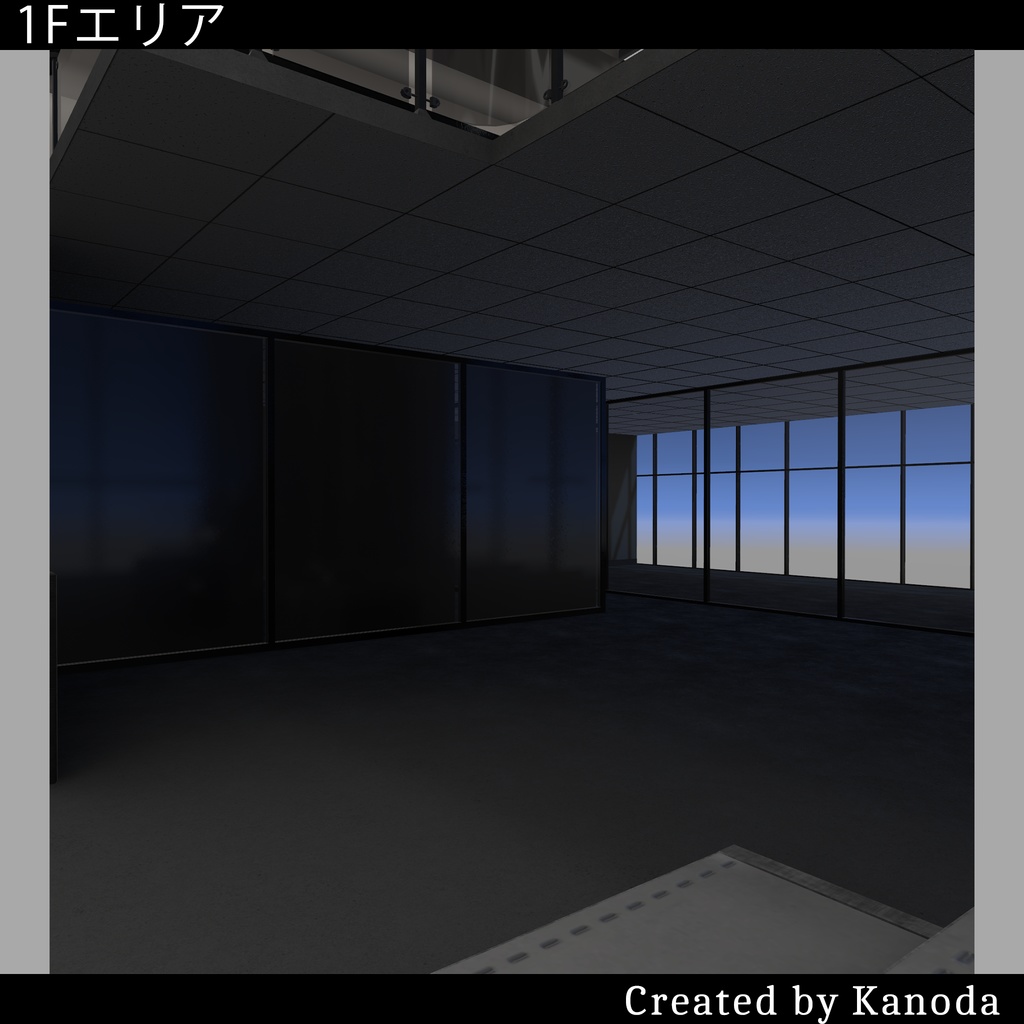 【VRChatワールド】鹿野線地下列車八号駅ビルー階層レンタル