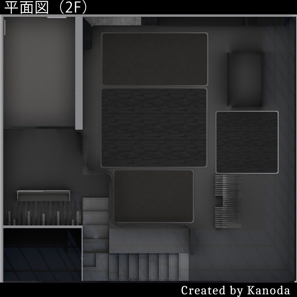 【VRChatワールド】鹿野線地下列車八号駅ビルー階層レンタル