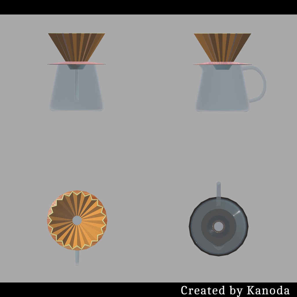 【VRChatワールド用】普通のコーヒードリッパー
