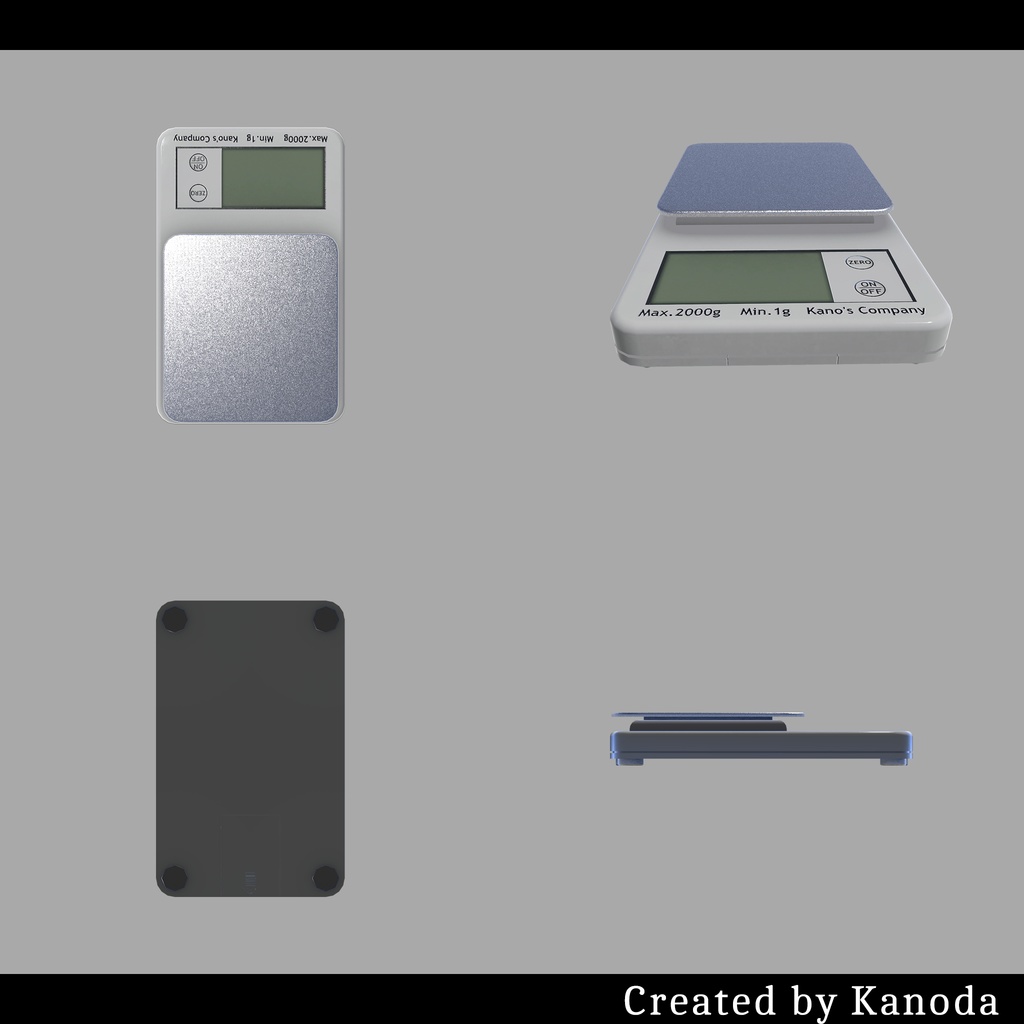 【VRChatワールド用】普通のキッチンスケール