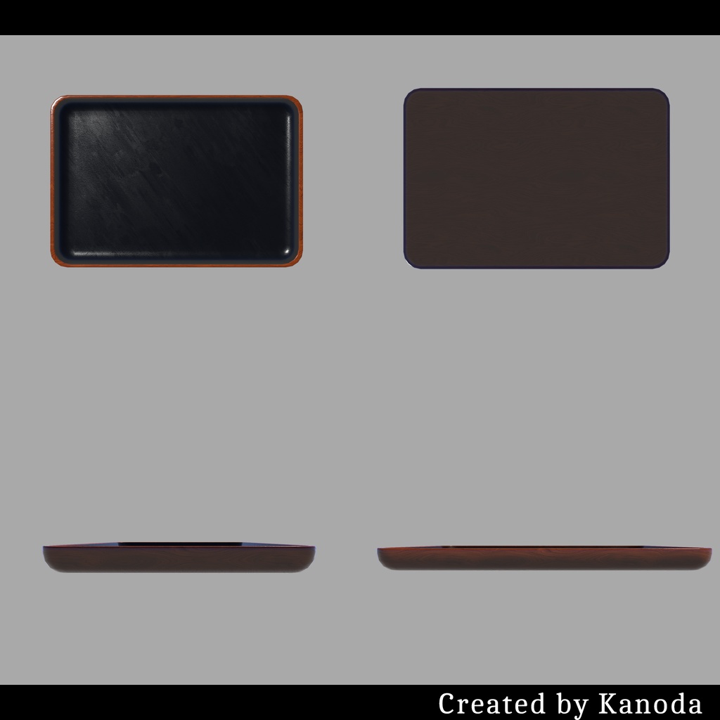 【VRChatワールド用】普通の木製皿