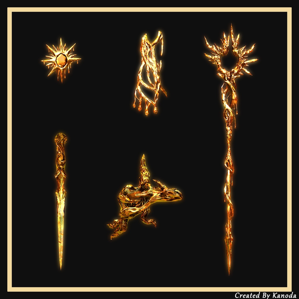 【ミダリス専用】黄金の武器セット