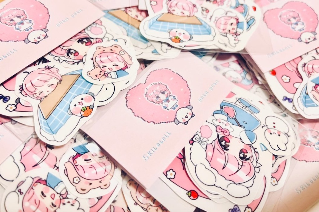 【新作】めちゃかわいシールフレーク