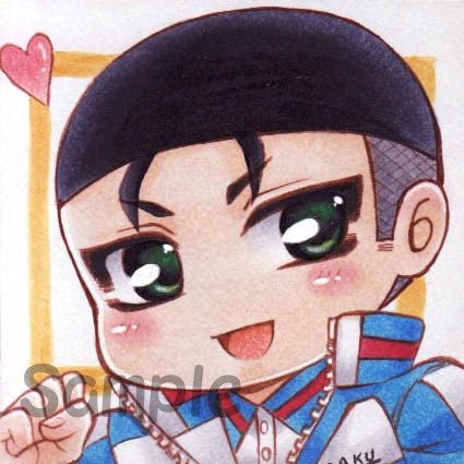 大石秀一郎色紙(原画一点もの)