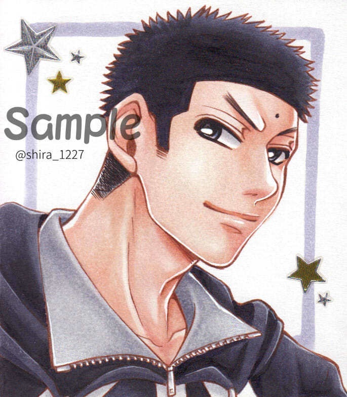 橘桔平色紙(原画一点もの)