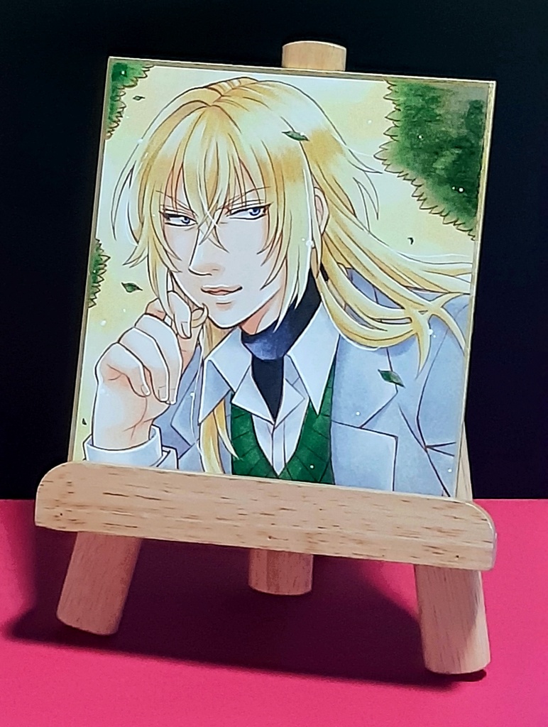 【テニスの王子様】リリアデント蔵兎座色紙【原画一点もの】