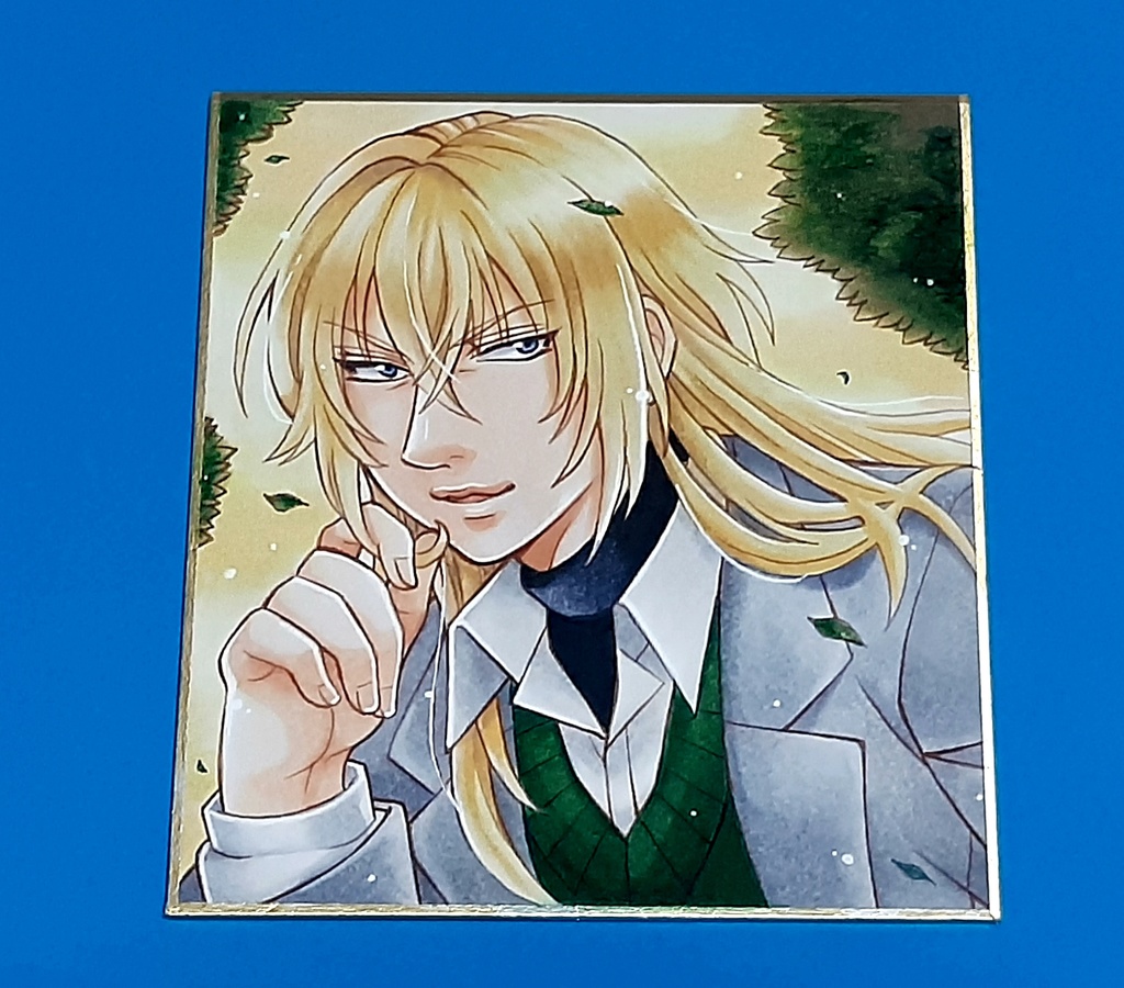 【テニスの王子様】リリアデント蔵兎座色紙【原画一点もの】