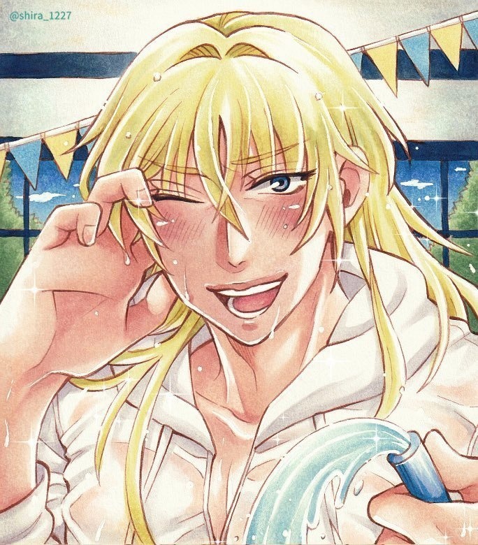 【テニスの王子様】リリアデント蔵兎座色紙【原画一点もの】