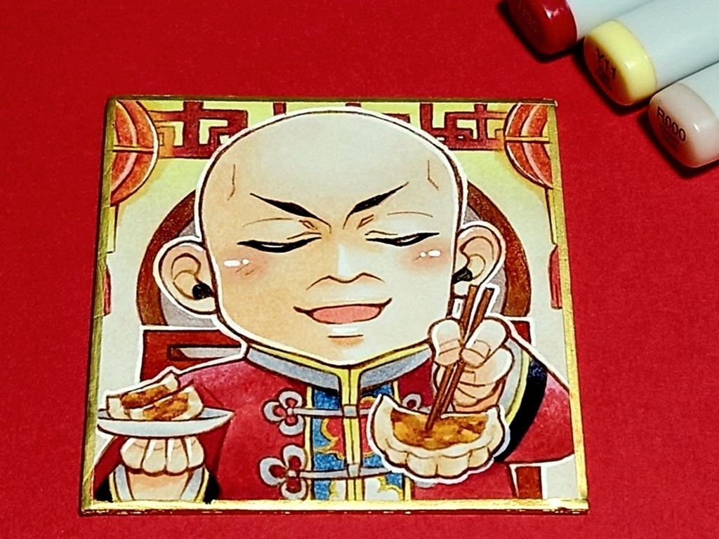 【テニスの王子様】石田銀豆色紙【原画一点もの】