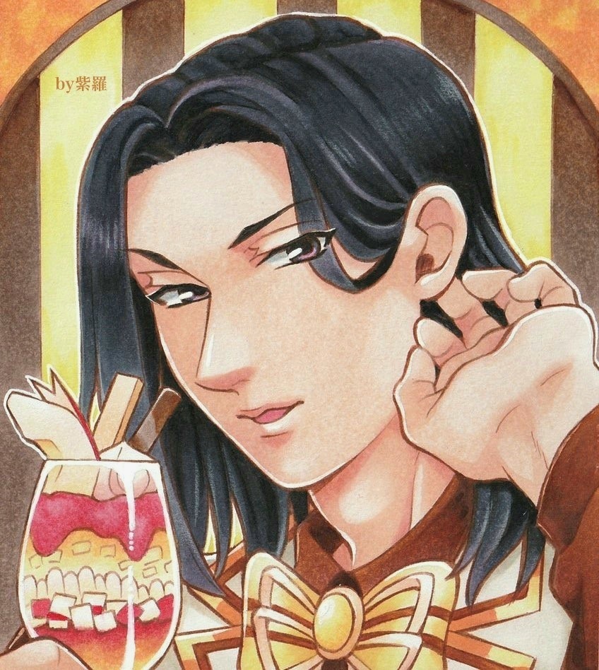 【テニスの王子様】伊武深司色紙【原画一点もの】
