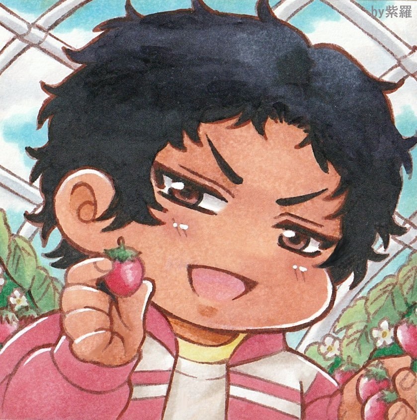 【テニスの王子様】千歳千里豆色紙【原画一点もの】