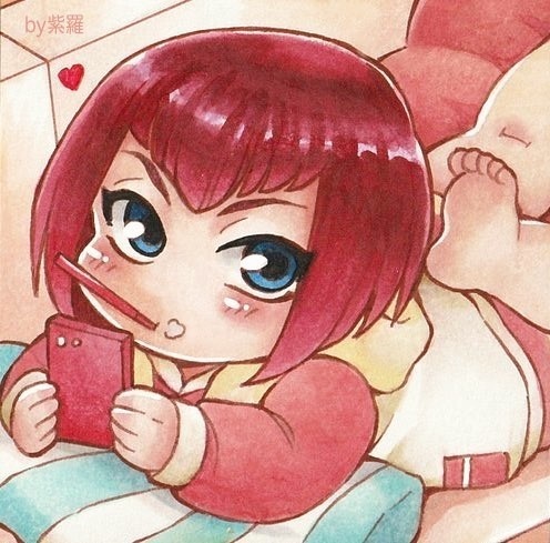 【テニスの王子様】向日岳人豆色紙【原画一点もの】